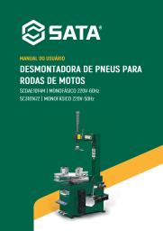 CAPA MANUAL DE INSTRUÇÕES DESMONTADORA DE MOTOS SATA