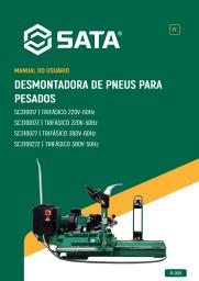 CAPA MANUAL DE INSTRUÇÕES DESMONTADORA DE PESADOS SATA