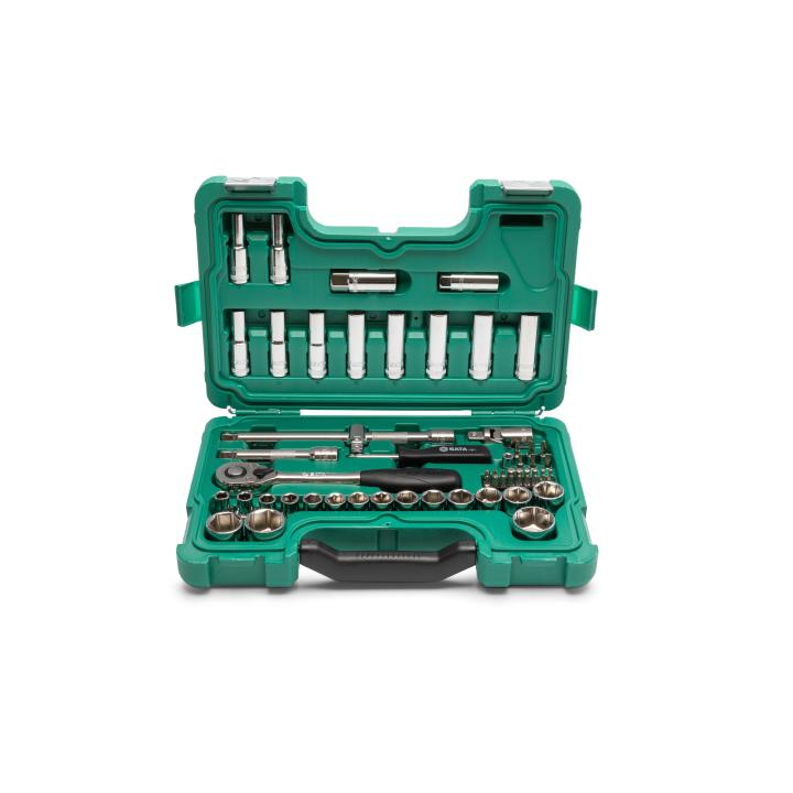 Image of 58 Pc. 1/2" Drive 6 Point Metric Socket Set - SATA