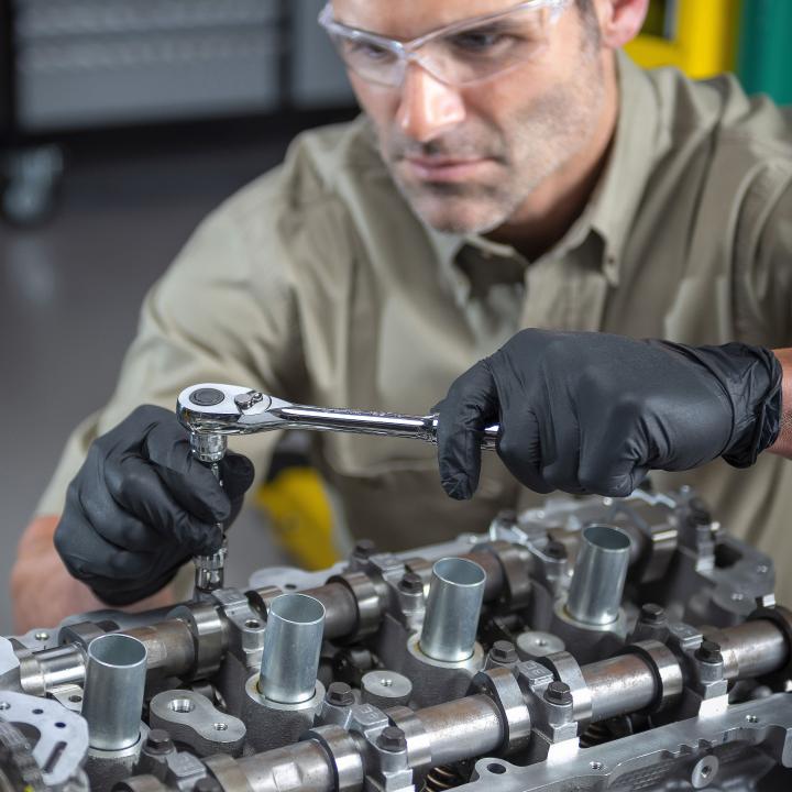 Image of 65 Pc. 1/4" and 3/8" Drive 6 Point Metric/SAE Socket Set - SATA