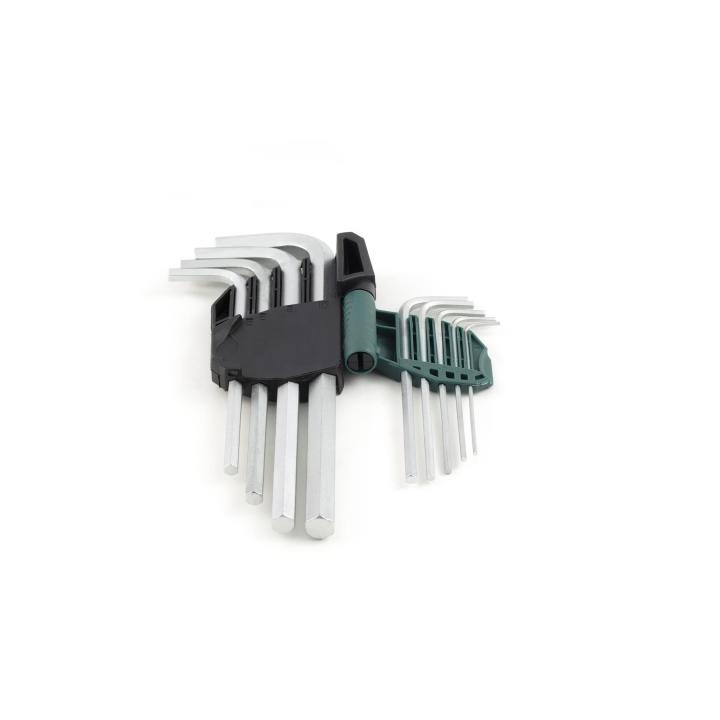 Image of 9-Key CRV Metric Long Hex Key Set - SATA