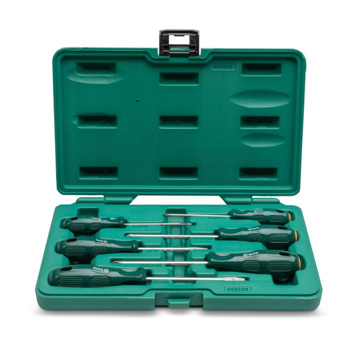 Image of 6 Pc. A-Series Combination Screwdriver Set - SATA