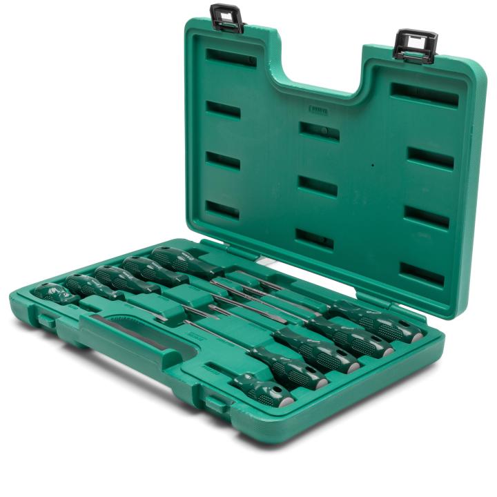 Image of 10 Pc. A-Series Combination Screwdriver Set - SATA