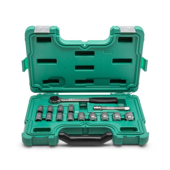 Image of 13 Pc. 1/2" Drive 6 Point Metric Socket Set - SATA