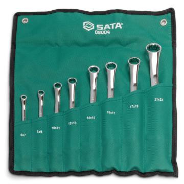 Image of 8 Pc. Metric Combination Wrench Set - SATA