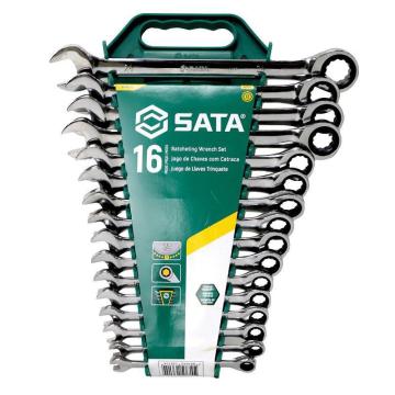 Image of Ratchet Combination Wrench Set (A) - SATA