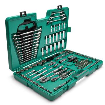 Image of 150 Pc. 1/4", 3/8" and 1/2" Drive 6 and 12 Point Metric/SAE Master Tool Set - SATA
